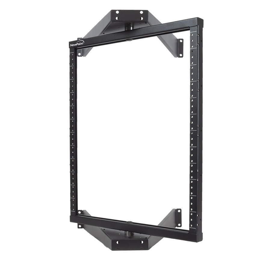 NavePoint 12U Switch Depth Heavy Duty 2 Post Wall Mount Rack: Wall ...