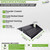 NavePoint 2U Cantilever Center Weighted Shelf (Slotted Venting) 20" Depth 2 Piece Set