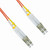 NavePoint LC-LC Fiber Optic Cable Duplex 50/125 Multimode 250M Orange