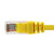 Ethernet Patch Cable CAT5E, UTP, 24AWG, 7 Ft,  10 pack, Yellow