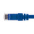 Ethernet Patch Cable CAT6, UTP, 24AWG, 0.5 Ft,  10 pack, Blue