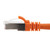 Ethernet Patch Cable CAT6A, S/FTP, 26AWG, 7 Ft,  5 pack, Orange