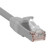 Ethernet Patch Cable CAT6, F/UTP, 26AWG, 1 Ft,  5 pack, Gray