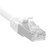 Ethernet Patch Cable CAT6, F/UTP, 26AWG, 1 Ft,  5 pack, White