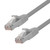 Ethernet Patch Cable CAT6, F/UTP, 26AWG,  5 Ft,  5 pack, Gray