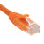 Ethernet Patch Cable CAT6, UTP, 24AWG, 1 Ft,  10 pack, Orange