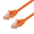 Ethernet Patch Cable CAT6, UTP, 24AWG, 10 Ft,  10 pack, Orange