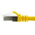 Ethernet Patch Cable CAT6A, S/FTP, 26AWG, 0.5 Ft,  5 pack, Yellow