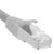Ethernet Patch Cable CAT6A, S/FTP, 26AWG, 10 Ft,  5 pack, Gray