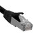 Ethernet Patch Cable CAT6A, S/FTP, 26AWG,  2 Ft,  5 pack, Black