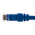 Ethernet Patch Cable CAT6A, UTP, 24AWG, 1 Ft,  10 pack, Blue