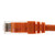 Ethernet Patch Cable CAT6A, UTP, 24AWG, 1 Ft,  10 pack, Orange