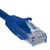 Ethernet Patch Cable CAT6A, UTP, 24AWG, 3 Ft,  10 pack, Blue