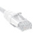 Ethernet Patch Cable CAT6A, UTP, 24AWG, 3 Ft,  10 pack, White