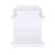 Heavy-Duty Blank Keystone Insert, Thermoplastic , White, 15-Pack