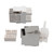 180 Degree CAT6 Keystone Jack, RJ45 female, 10 pack, FTP Shielded