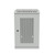15.75 in Wall Mount Network Cabinet, 9U, Perforated, Gray