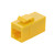 CAT6 UTP Inline Keystone Coupler, RJ45 Female to RJ45 Female, Snap-In, 25 pack, Yellow