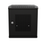 6U  10 Inch Network Server Cabinet, 15.75 inch Deep, Perforated Door, Black, Wall Mountable, 2 x Shelves, 1 x Blank Panel