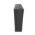 4U Vertical Wall Mount Enclosure, 16.7 inch (425mm) to 19.6 inch (500mm) depth, Cold-rolled Steel, Black