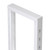 22U 2-Post Open Frame Rack, White