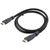 NavePoint HDMI 2.0 Male to Male Braided Cable, PVC with Nylon, Black, PVC shell, Supports 4K @ 60Hz, 0.5M