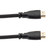 NavePoint HDMI 2.0 Male to Male Braided Cable, PVC with Nylon, Black, PVC shell, Supports 4K @ 60Hz, 3M 