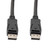 NavePoint DisplayPort 2.0 Male to Male Cable, PVC Jacket, Black, PVC shell, Supports 16K @ 120Hz, 3M 