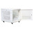 12U Mid Depth 33" (840mm) Networking Cabinet Bright White  