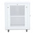 18U Mid Depth 33" (840mm) Networking Cabinet Bright White  