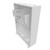 6U Vertical Wall Mount, 700mm (28 in), White