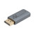 DisplayPort Male to HDMI Female, 4K at 60Hz, Aluminum Alloy, Black