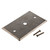 Stainless Steel Wall Plate with a 0.395 in Dia. Circular Opening