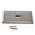 Stainless Wall Plate for 1 Keystone Jack 10Pk