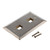 Stainless Wall Plate for 2 Keystone Jack 10Pk
