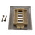 Stainless Wall Plate for 3 Keystone Jack 10Pk
