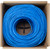 Cat6 Plenum (CMP), 1000ft, Blue, Solid Bare Copper Bulk Ethernet Cable, 550MHz, 23AWG 4 Pair, Unshielded Twisted Pair (UTP)