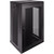 NavePoint 18U Wall Mount Network Cabinet, Perforated Server Enclosure, 19-inch width, 450mm depth, 2 fans