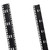 2- Post black aluminum server rack - desk rack 12U