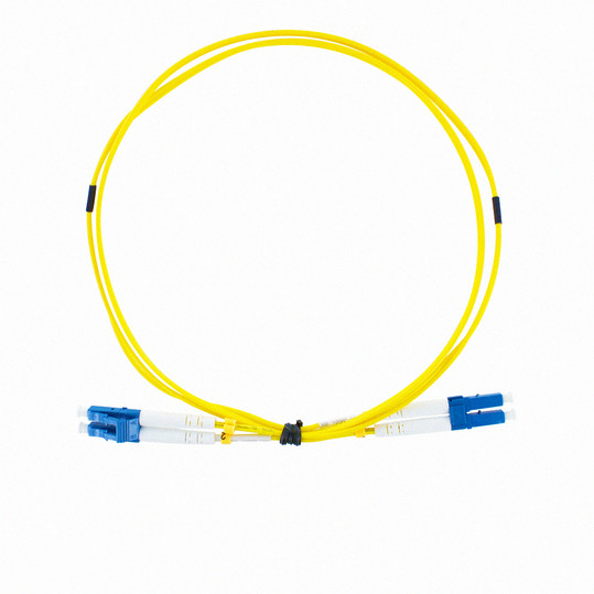 NavePoint LC-LC Fiber Optic Cable Duplex 9/125 Singlemode 1M Yellow ...