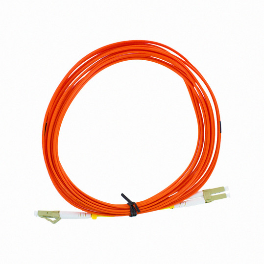 NavePoint LC-LC Fiber Optic Cable Duplex 50/125 Multimode 5M Orange