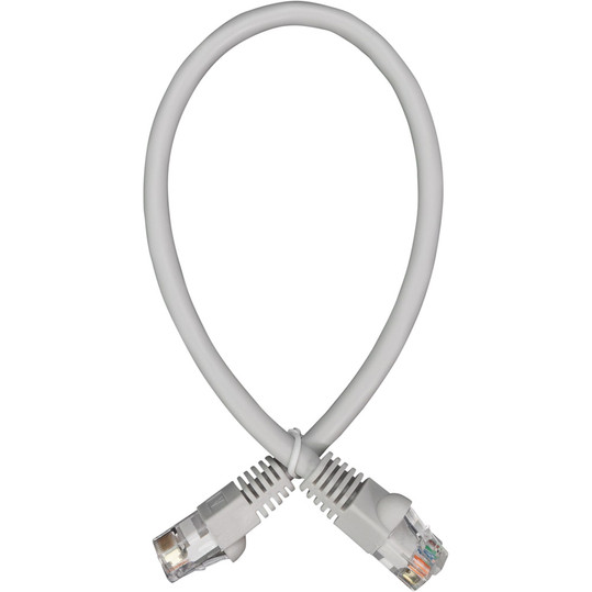 NavePoint Cat5e UTP Ethernet Network Patch Cable - 1 Ft. Gray