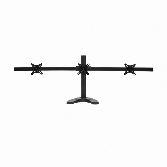 NavePoint Triple LCD Monitor Stand Holds 3 Screens to 24-Inches Black