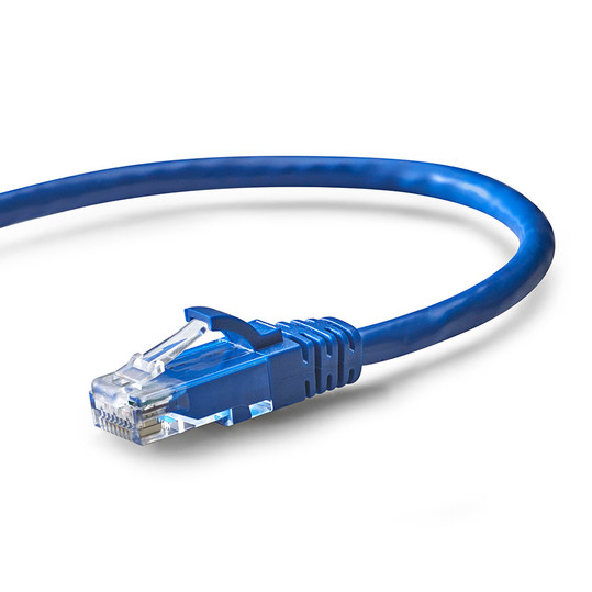 NavePoint Cat5e UTP Ethernet Network Patch Cable UL Listed - 10 Ft. Blue 10-Pack