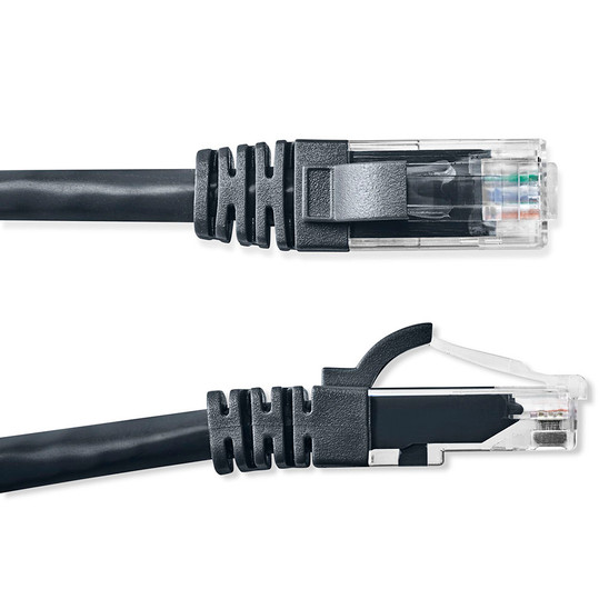 NavePoint Cat6 UTP Ethernet Network Patch Cable UL Listed - 25 Ft. Black