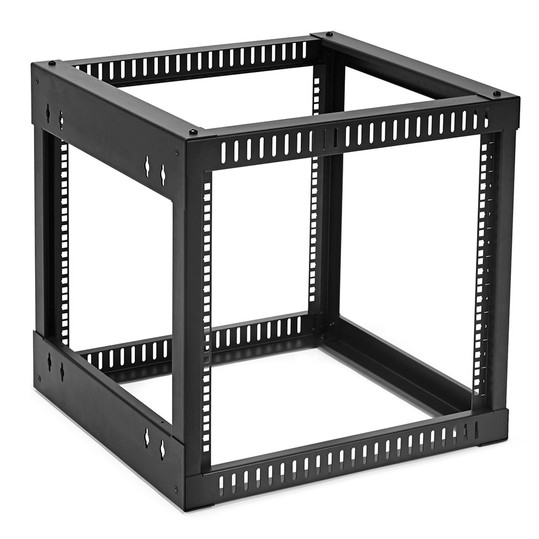 NavePoint 9U Side Load Wall Mount Network Rack: Wall Mount Racks