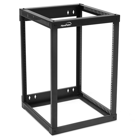 NavePoint 15U Side Load Wall Mount Network Rack