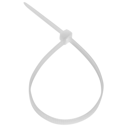 NavePoint 16 Inch Nylon White Cable Ties 120 Lbs  100 Pack