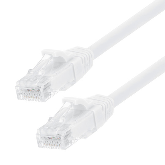 Ethernet Patch Cable CAT6, UTP, 24AWG, 7 Ft,  10 pack, White