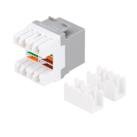 CAT5E Keystone Jack, Snap-In, 180-Degree Termination CAT5E Keystone Jack, Snap-In, 180-Degree Termination